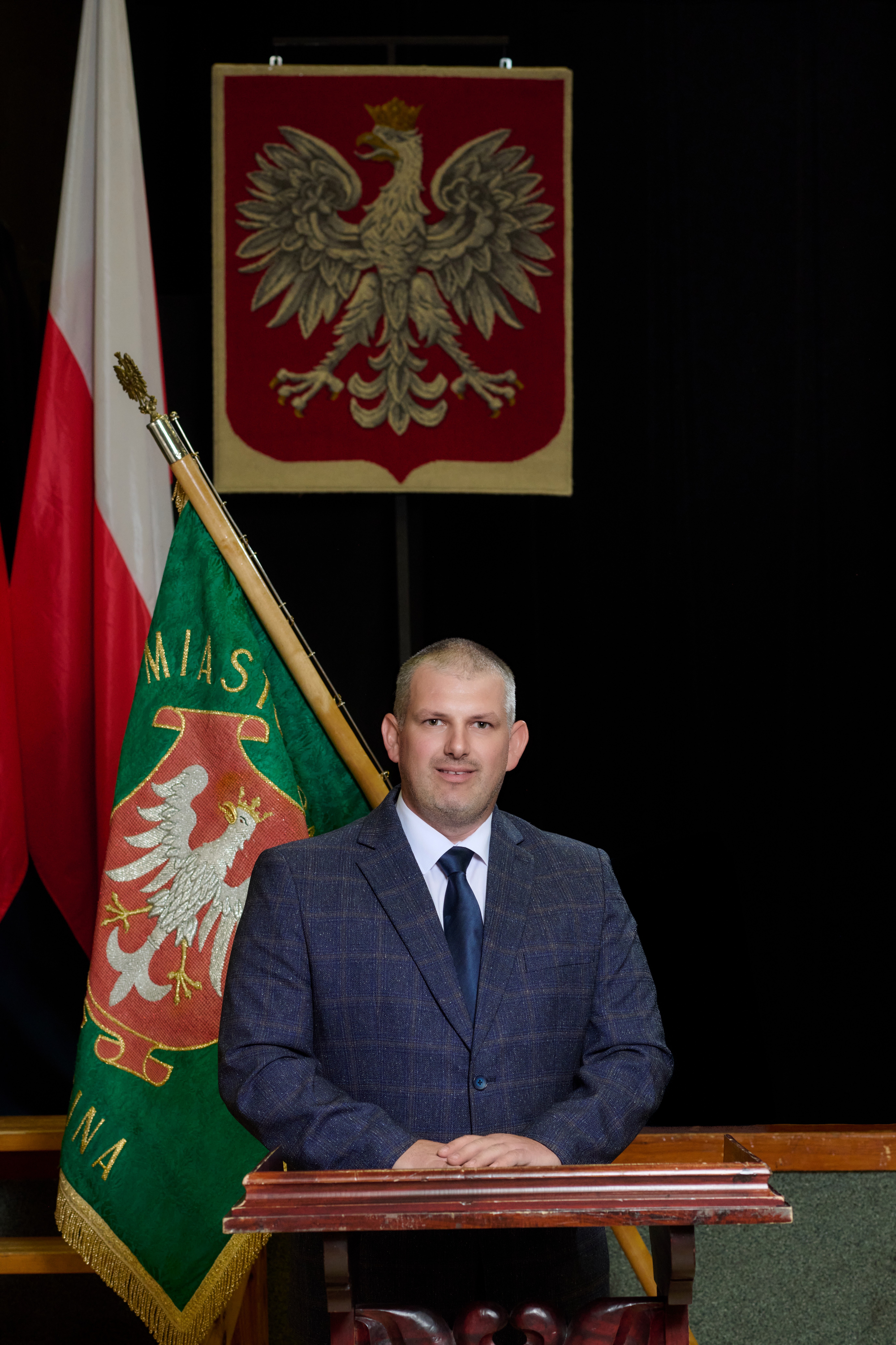 Zdjęcie przedstawiające radnego Michała Sobieskiego